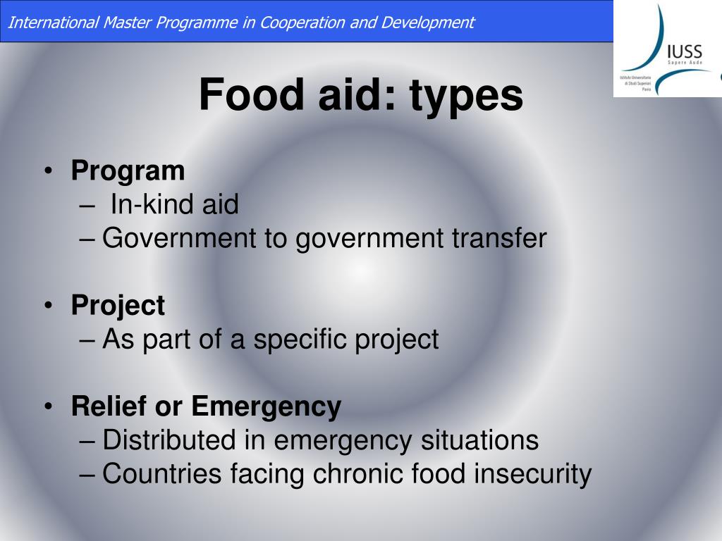 PPT Food Aid and Trade Food Security Master CD, IUSS, University of Pavia, 2008/09 Paola Fava