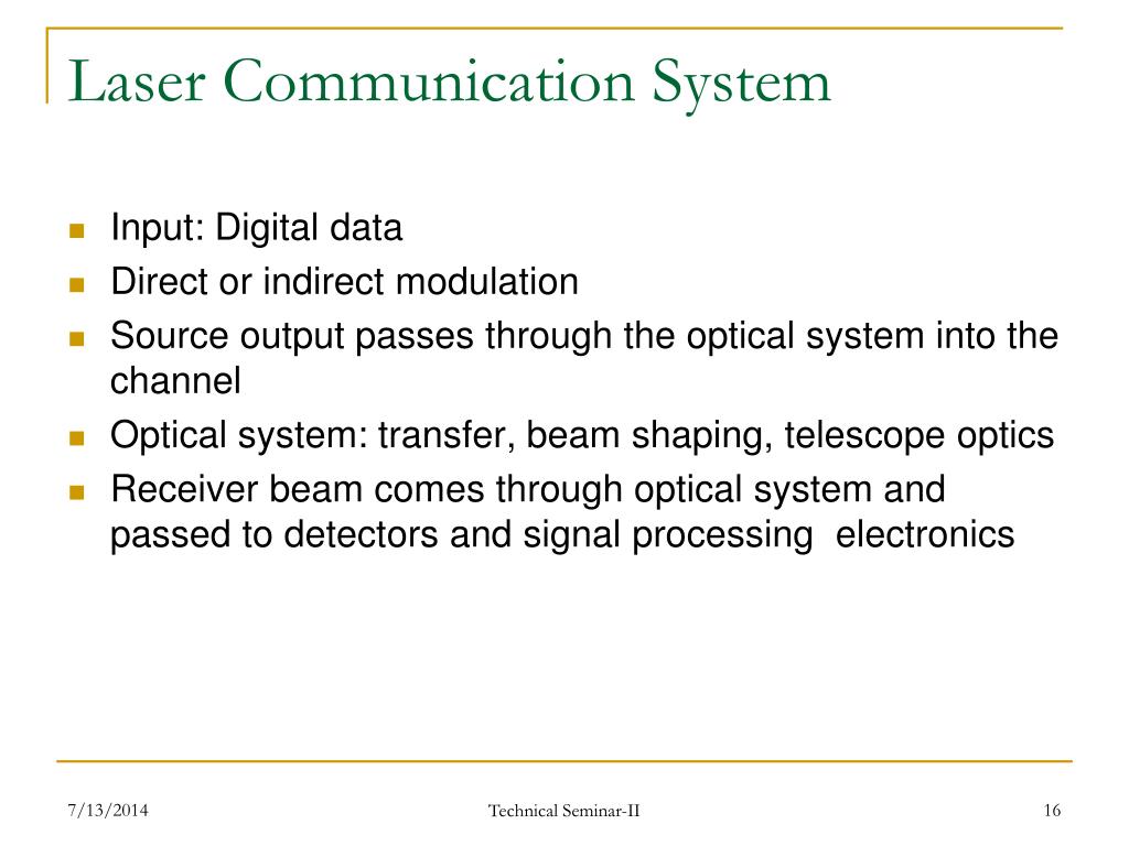 Laser Communication PowerPoint Presentation free download Circuit Diagram