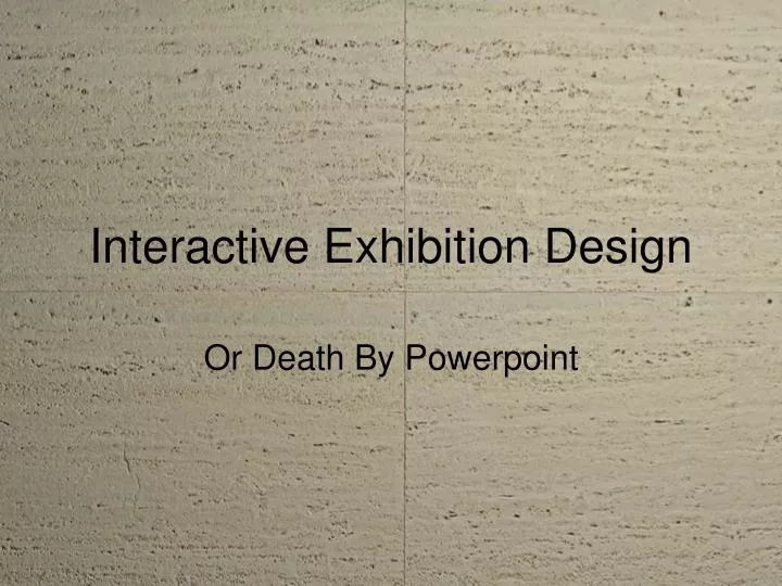 interactive exhibition design n.