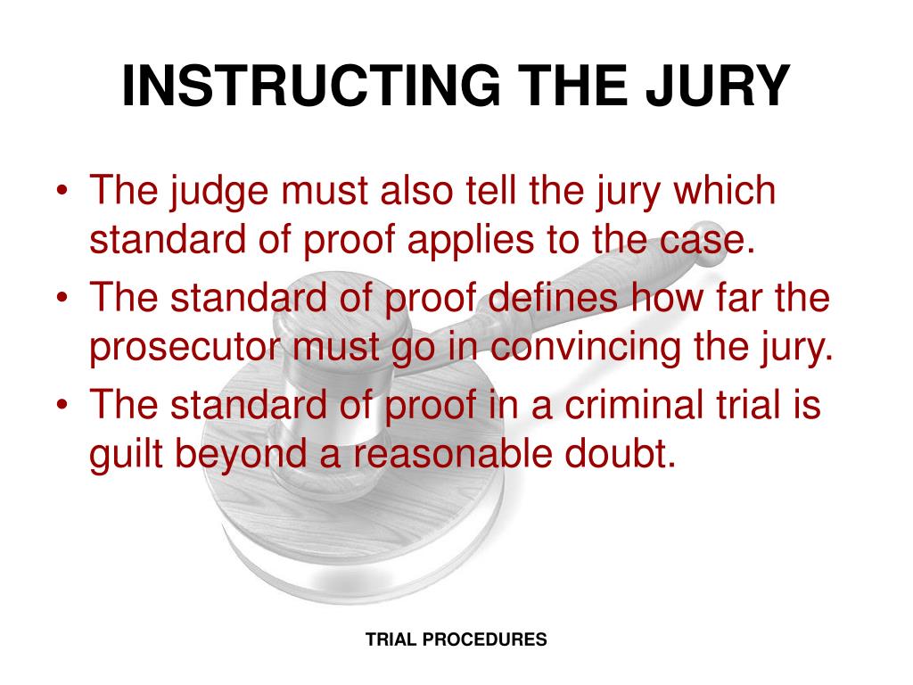 how to explain reasonable doubt to a jury prosecutor
