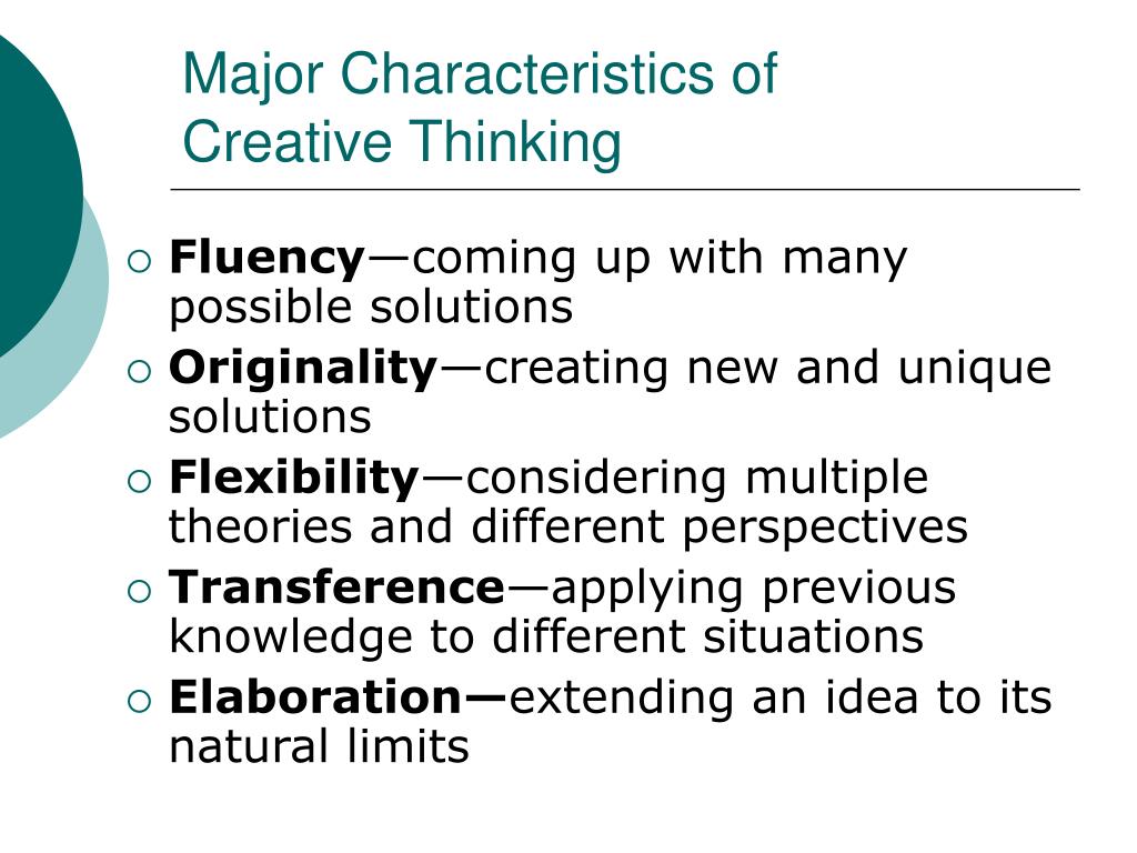 essay of creative thinking