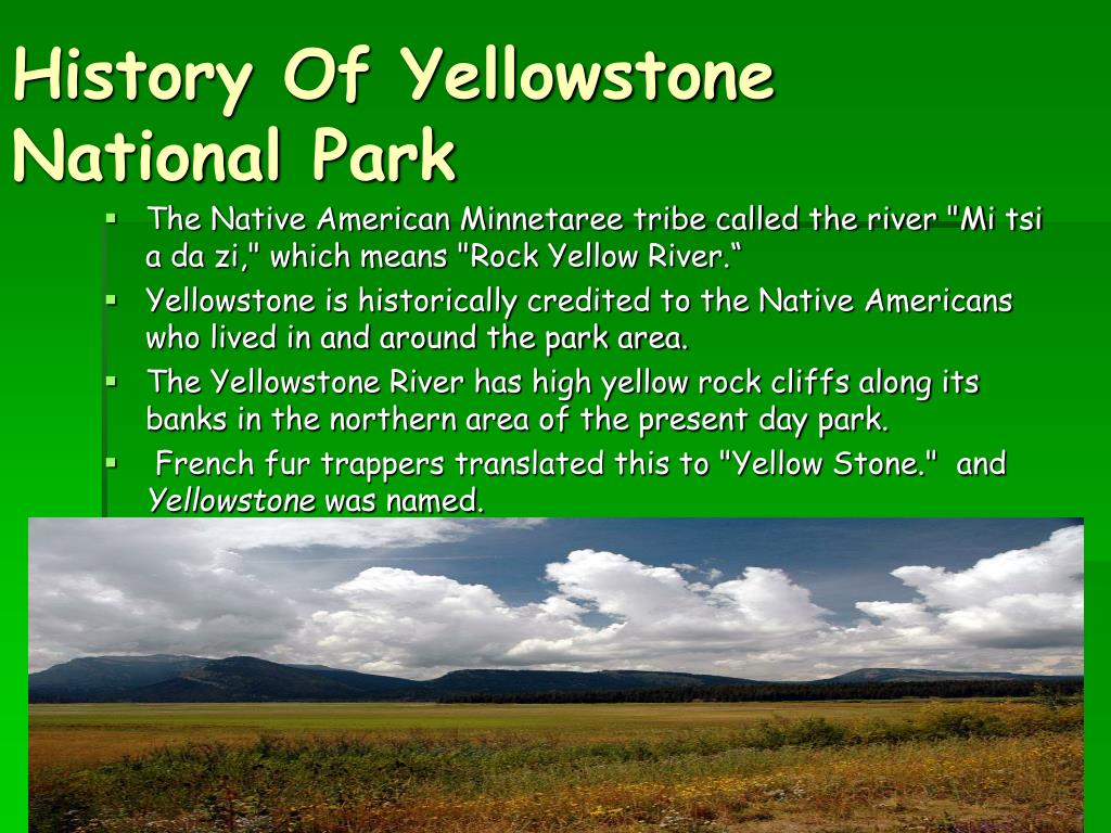 informative speech on yellowstone national park