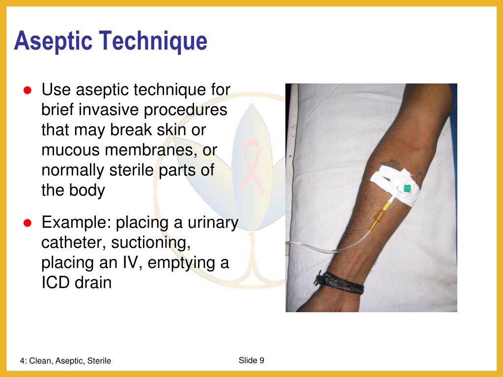 asepsis technique asepsis technique