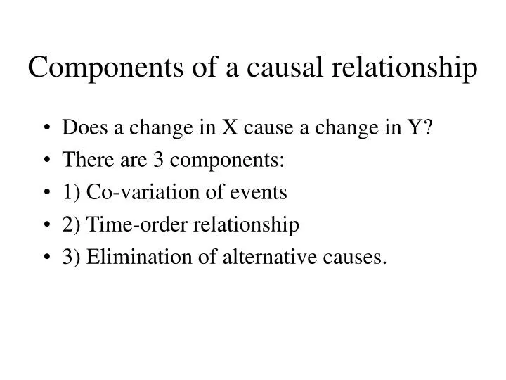 causal relationship biology definition