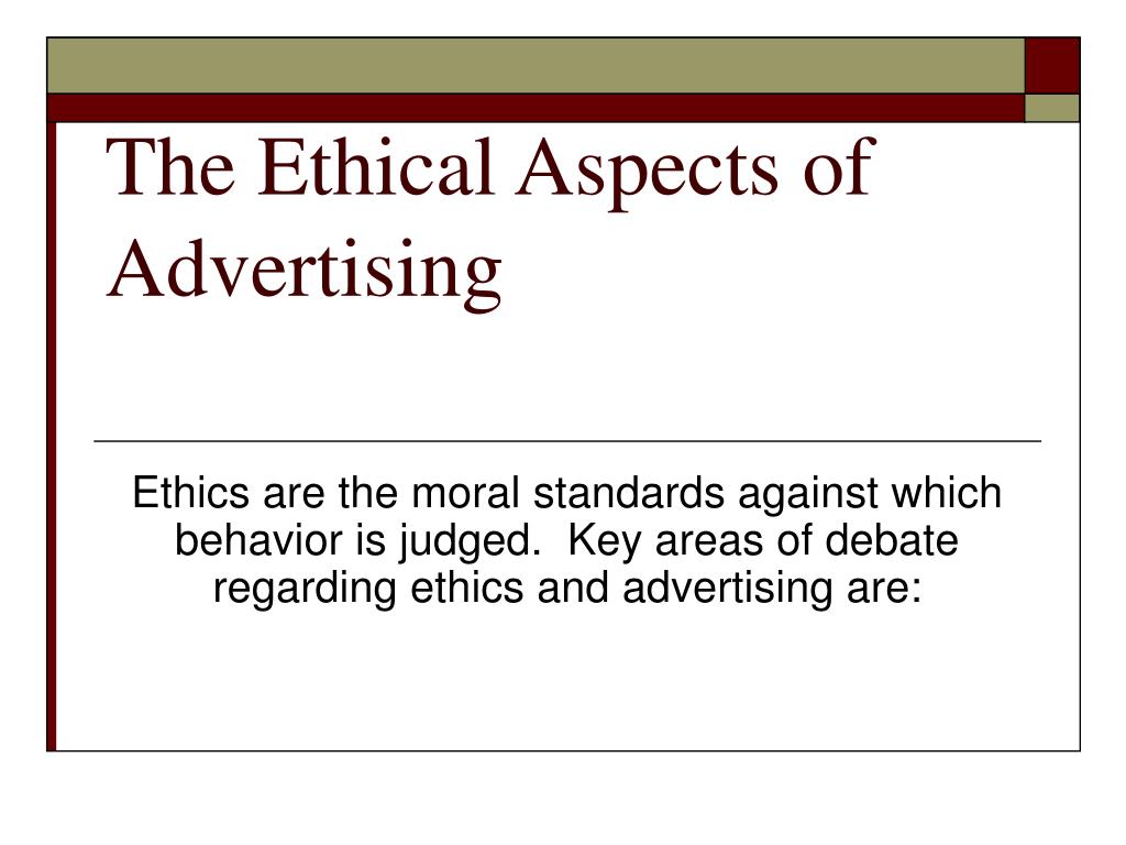 PPT - Social, Ethical and Regulatory Issues in Advertising PowerPoint