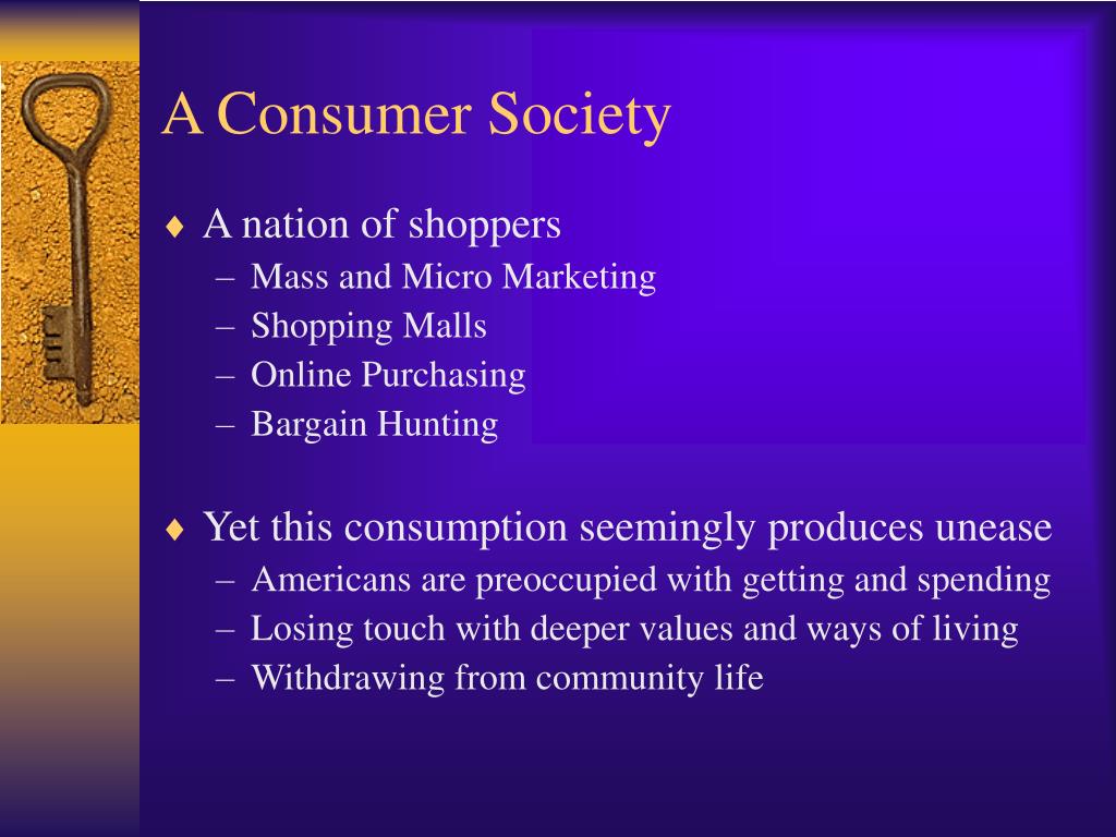 PPT - The Dynamics of Consumer Culture in America: Trends, Impacts, and ...