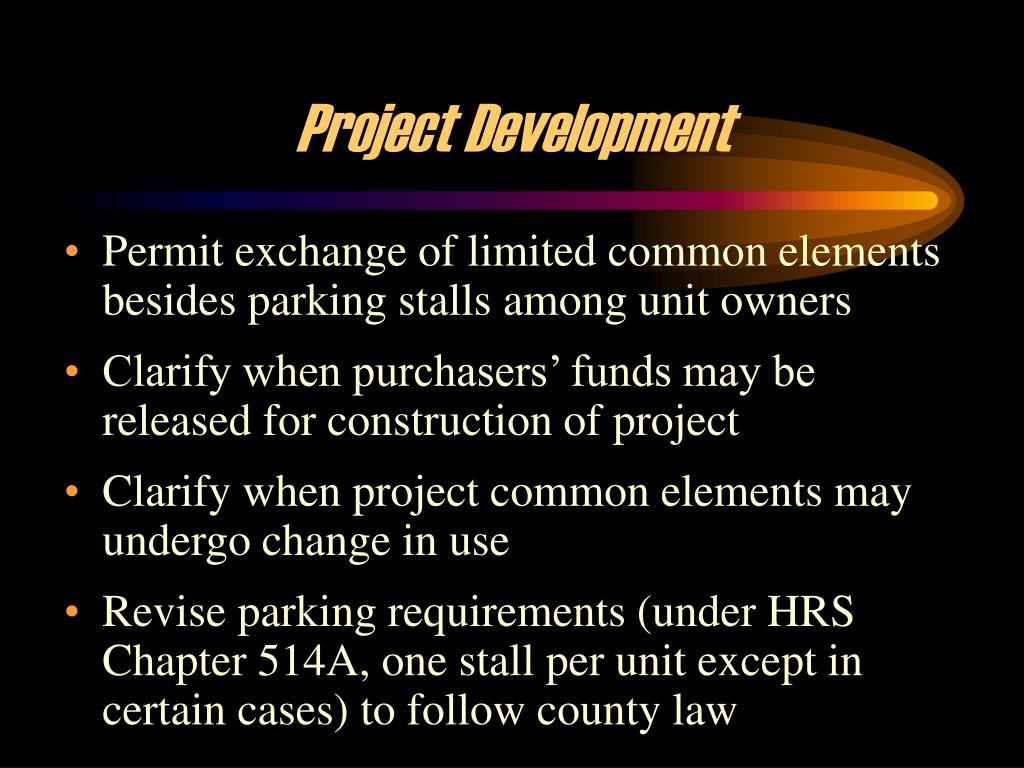 PPT CONDOMINIUM LAW RECODIFICATION Hawaii Real Estate Commission
