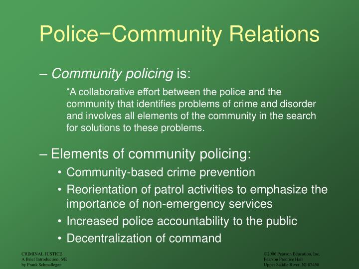 PPT - Chapter 4 Policing: Purpose And Organization PowerPoint ...