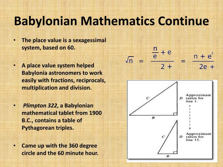 babylonian math