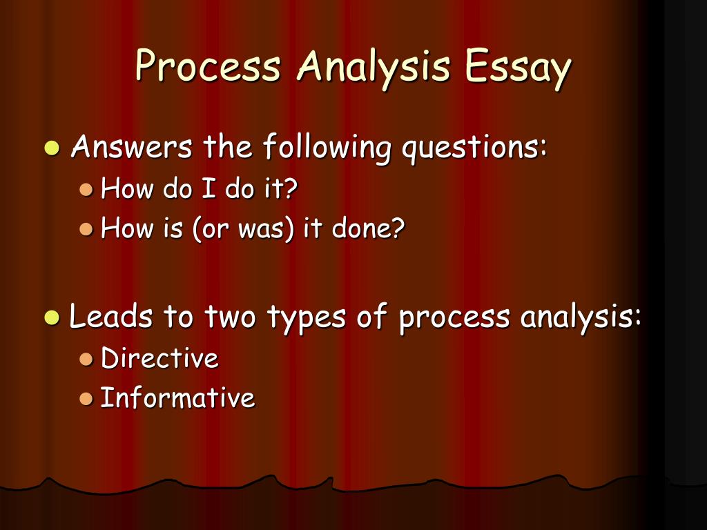 informative process analysis