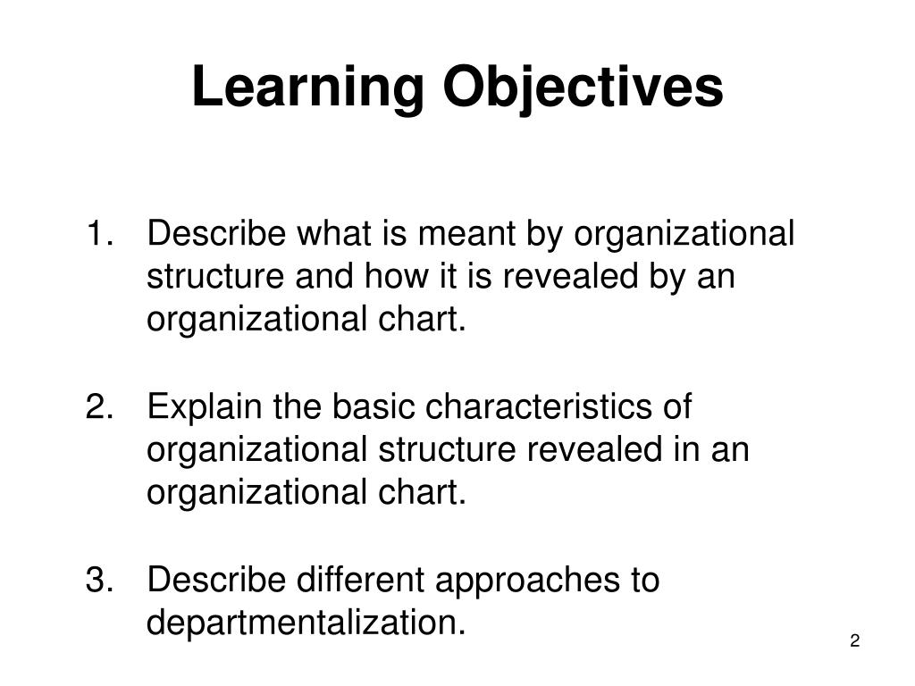 An Organization Chart Reveals