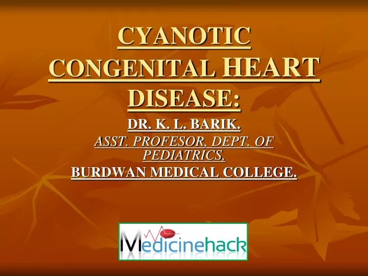 cyanotic congenital heart disease n.
