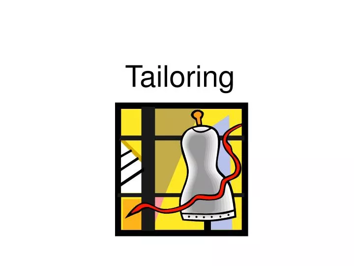 tailor your presentation meaning