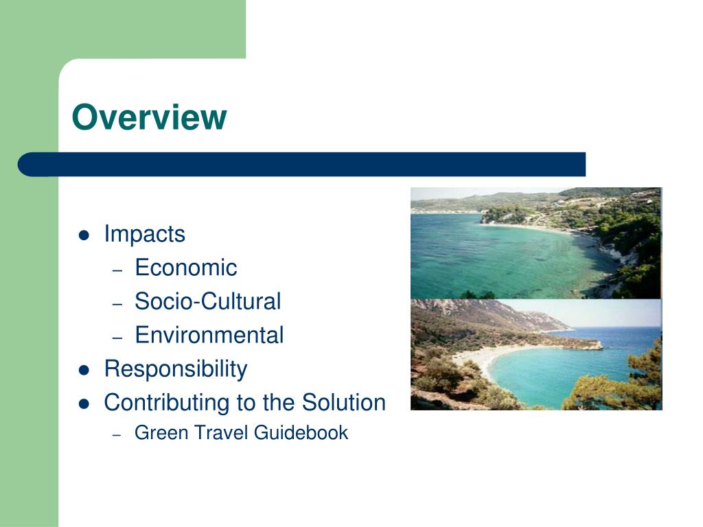 PPT - Green Traveler Guidebook: Promoting Sustainable Tourism for a ...