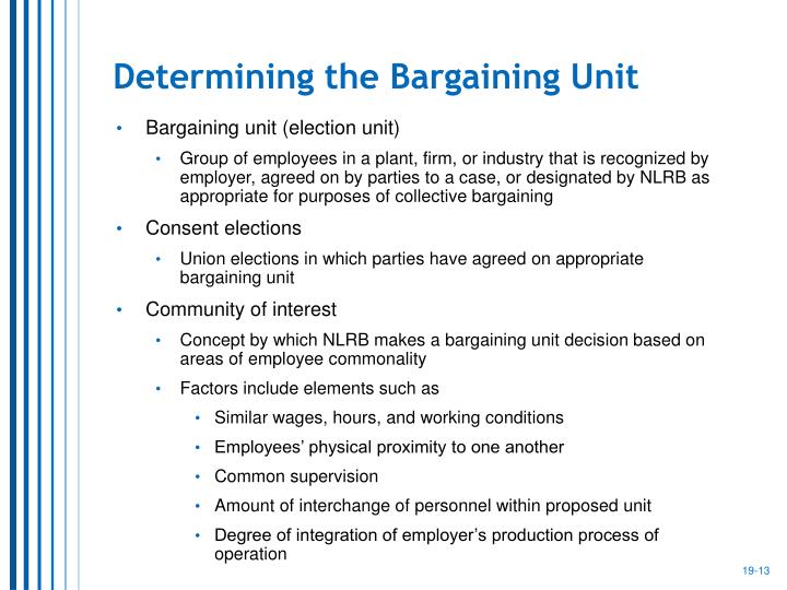Bargaining Unit