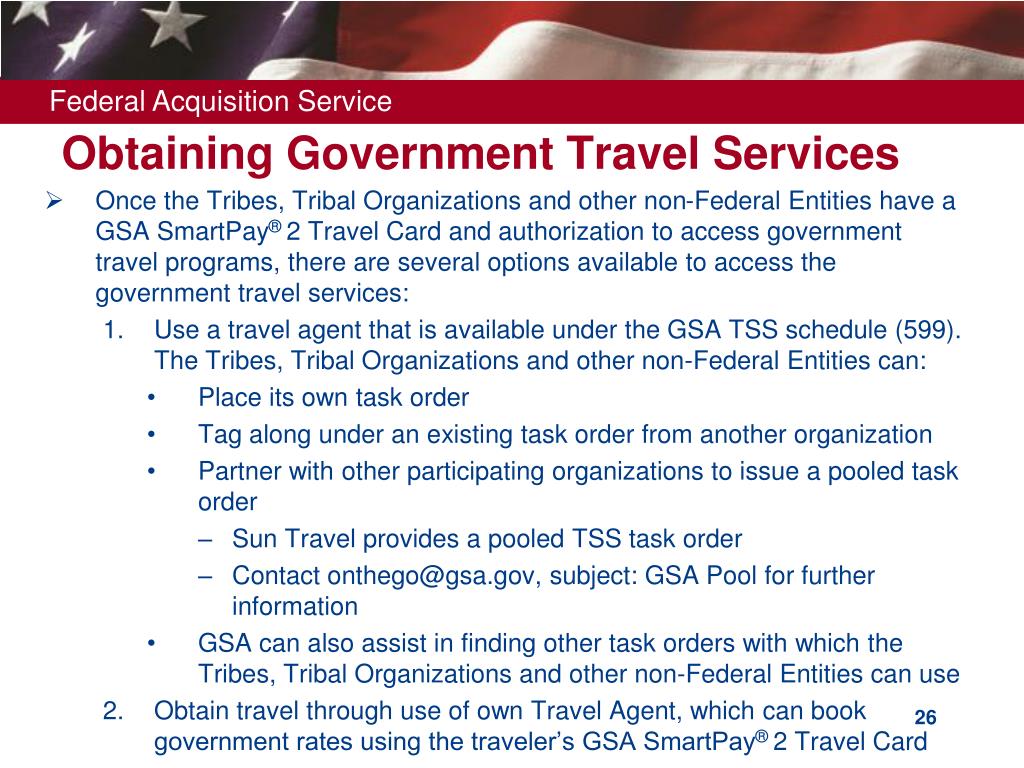 local travel federal government