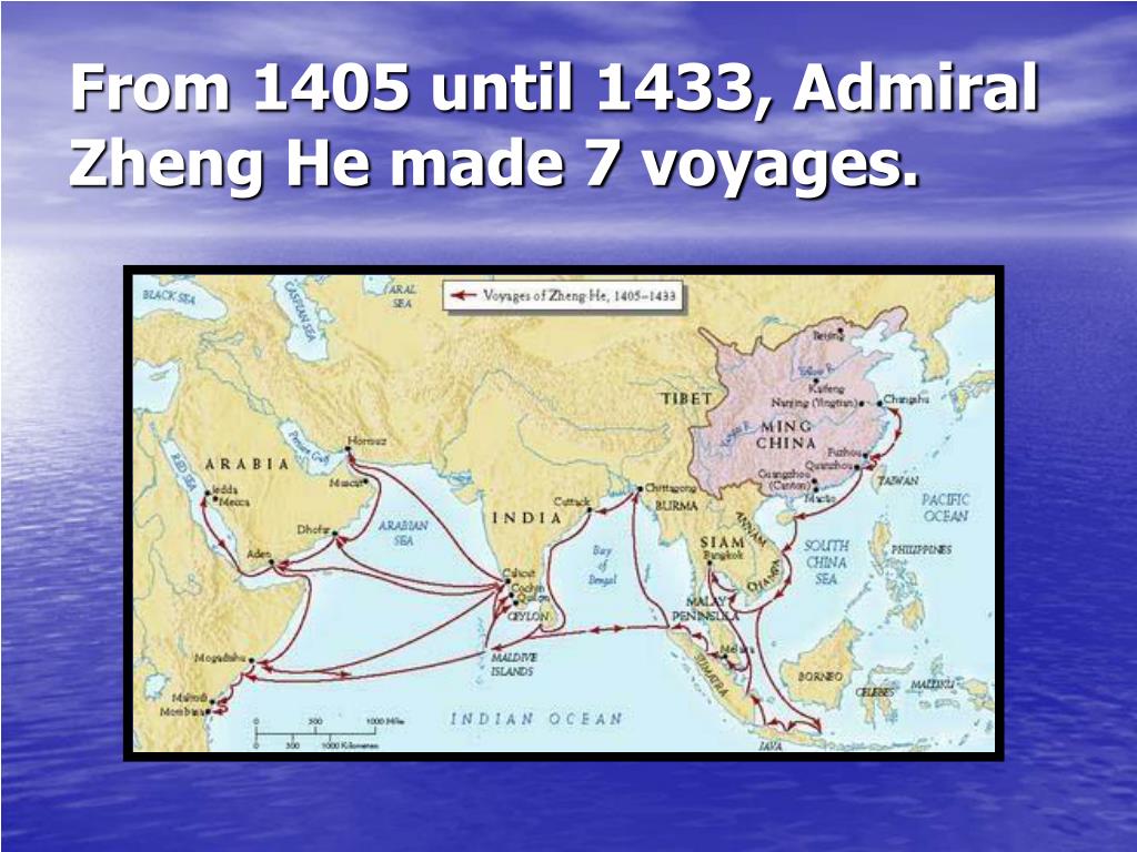 the purpose of zheng he's voyages was to