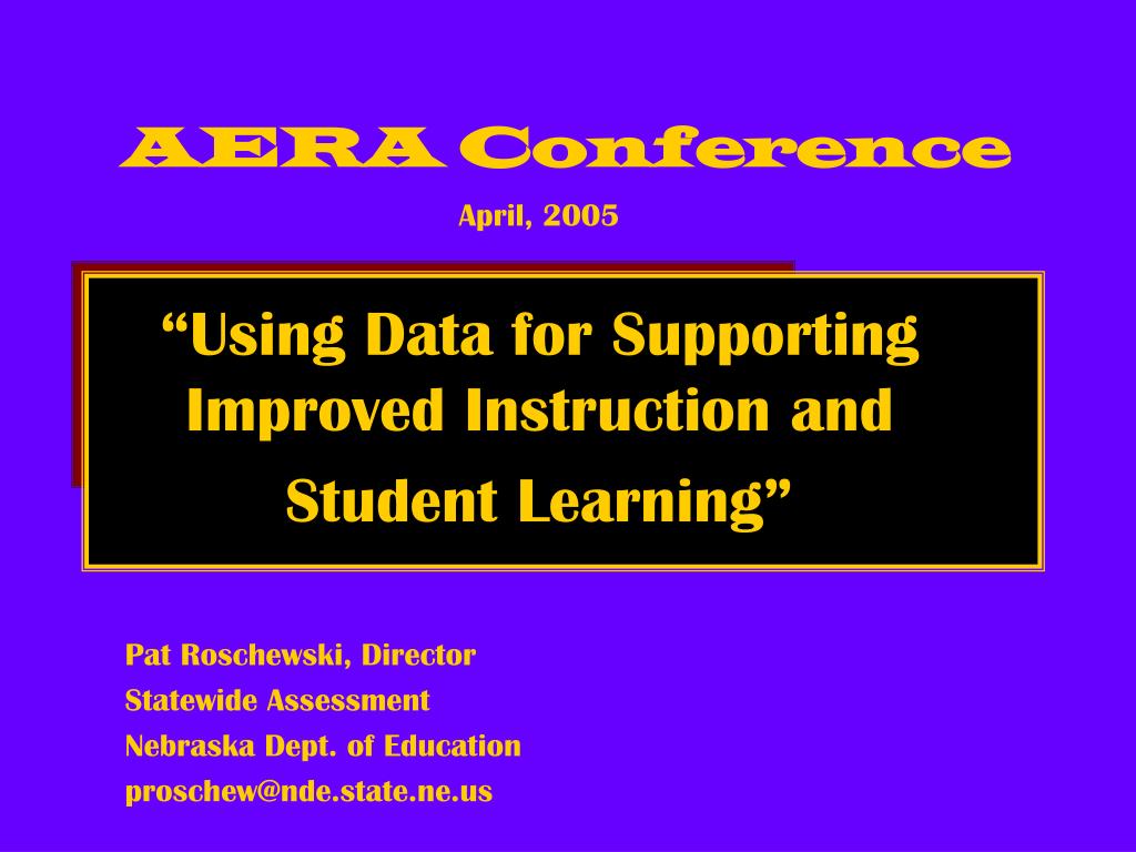 PPT AERA Conference PowerPoint Presentation, free download ID1754150
