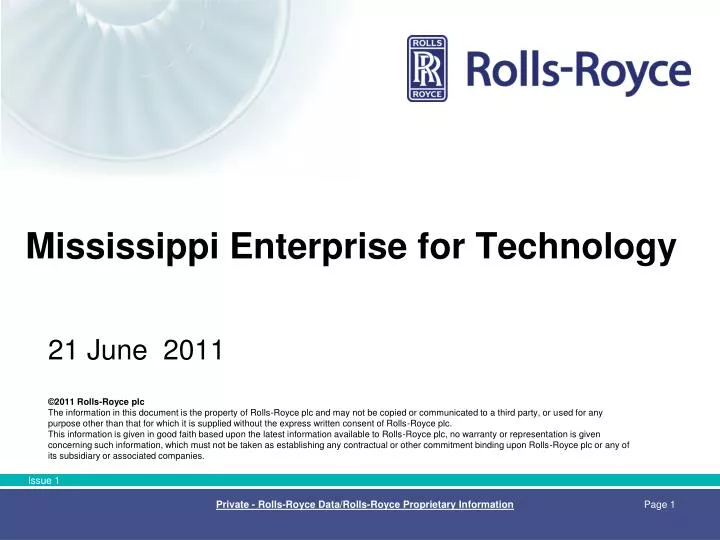PPT Mississippi Enterprise for Technology PowerPoint Presentation, free download ID1754198