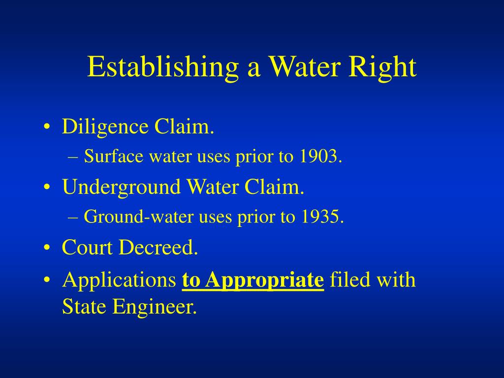 PPT Appropriation Policy Escalante River Drainage PowerPoint