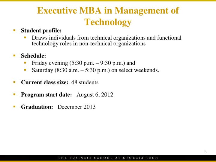 Executive Mba In It Management ppt tech select executive programs powerpoint Executive Mba In It Management ppt tech select executive programs powerpoint