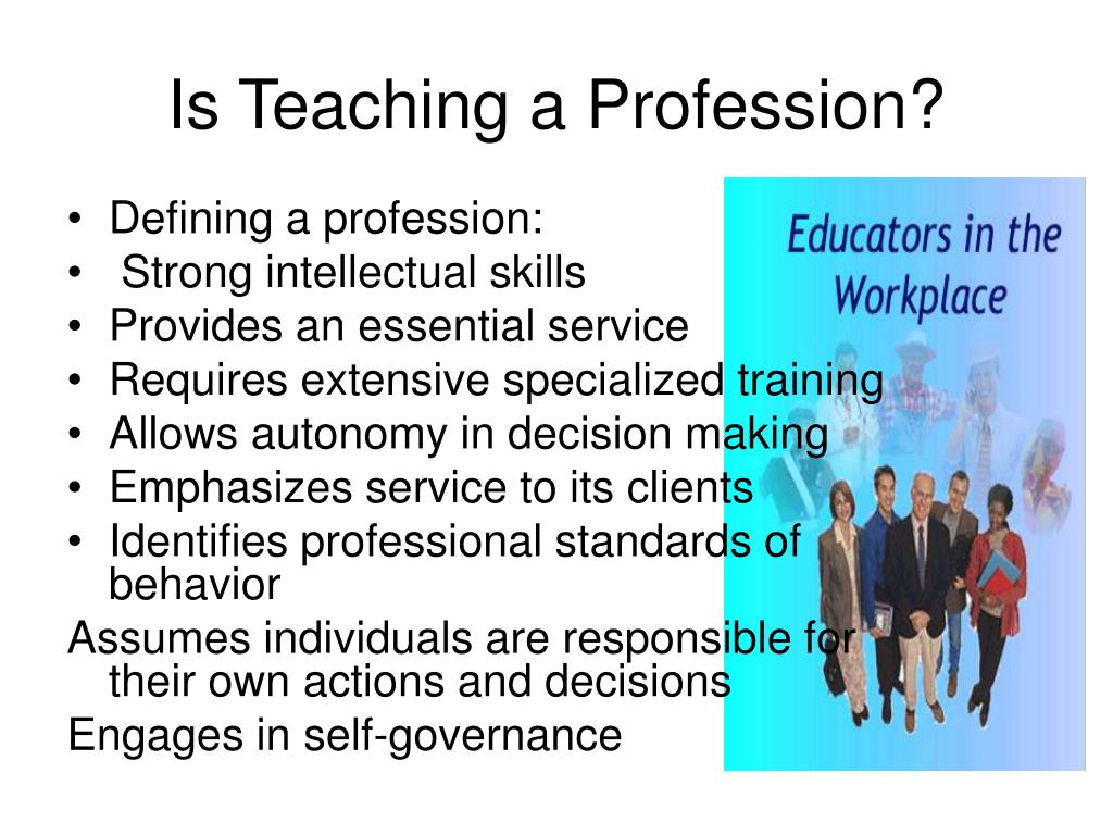 presentation on teaching profession