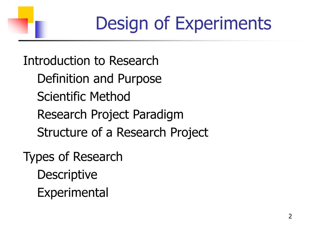 Design Of Experiments Introduction