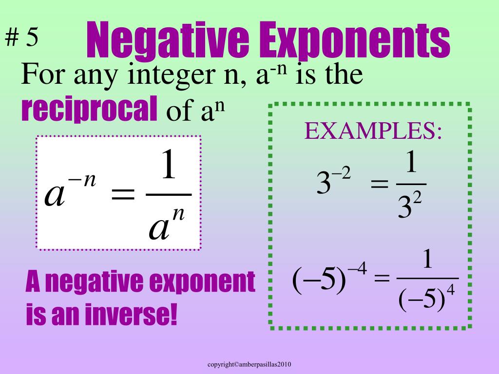 Que significa exponente