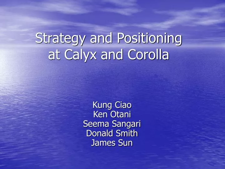 🎉 Calyx and corolla case. Edited calyx and corolla case ppt. 20190111