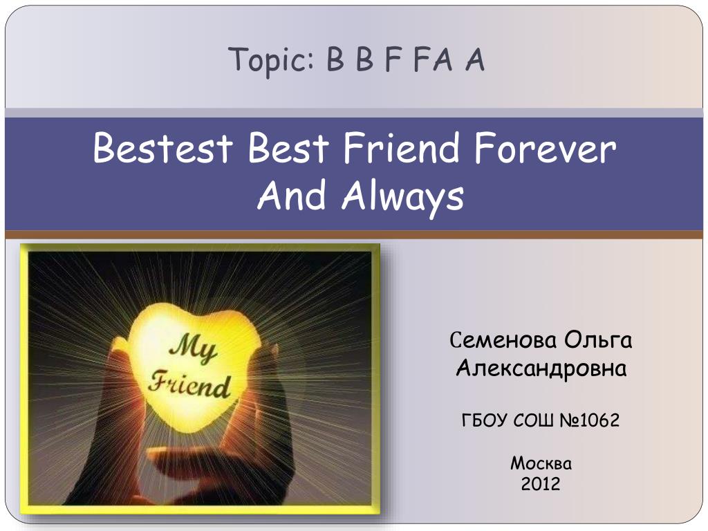 topic best friend