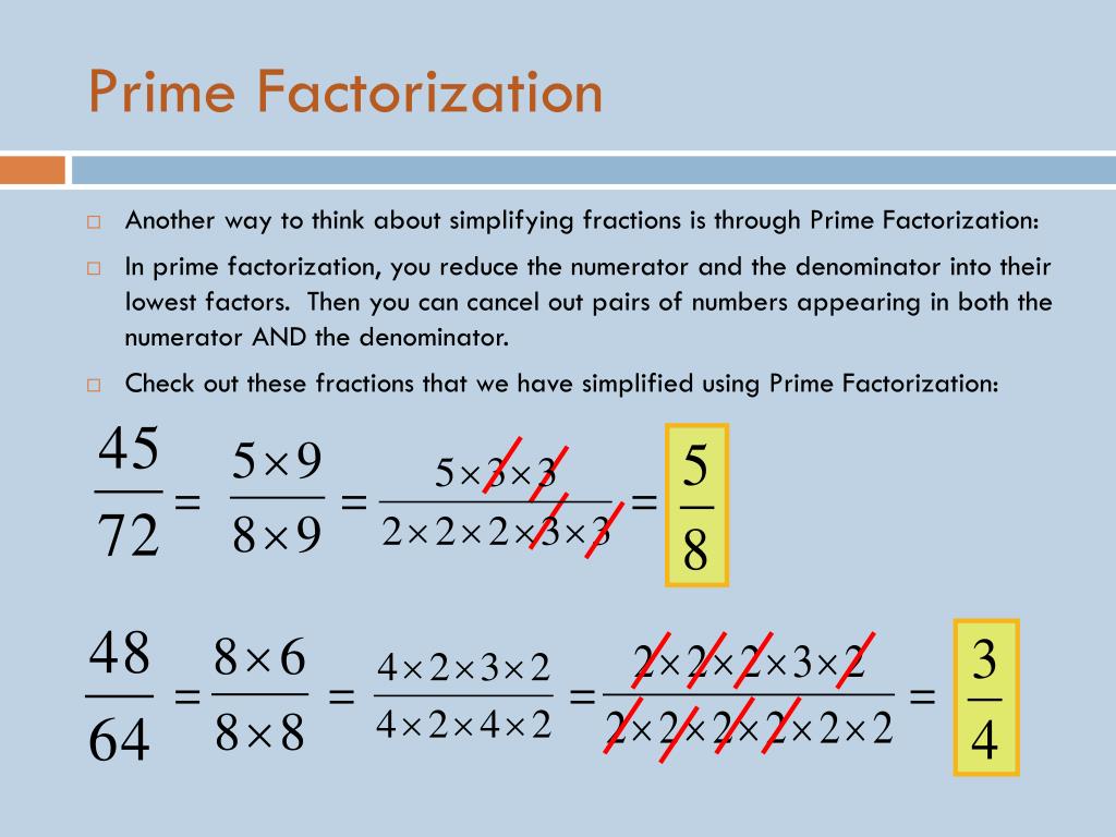 PPT - Simplifying Fractions PowerPoint Presentation, free download - ID ...