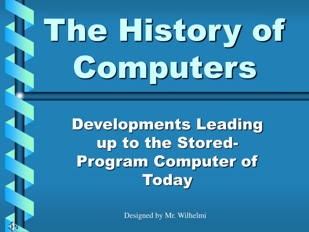 brief history of computer powerpoint presentation