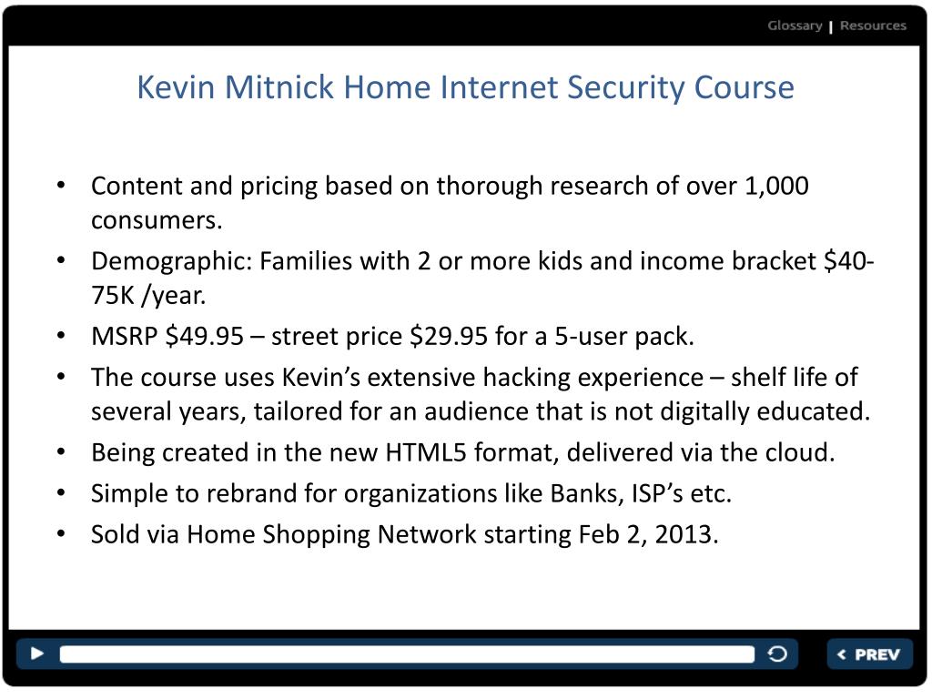 PPT  Kevin Mitnick Home Internet Security Course PowerPoint