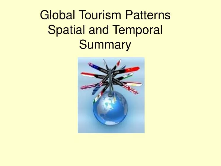 global tourism patterns