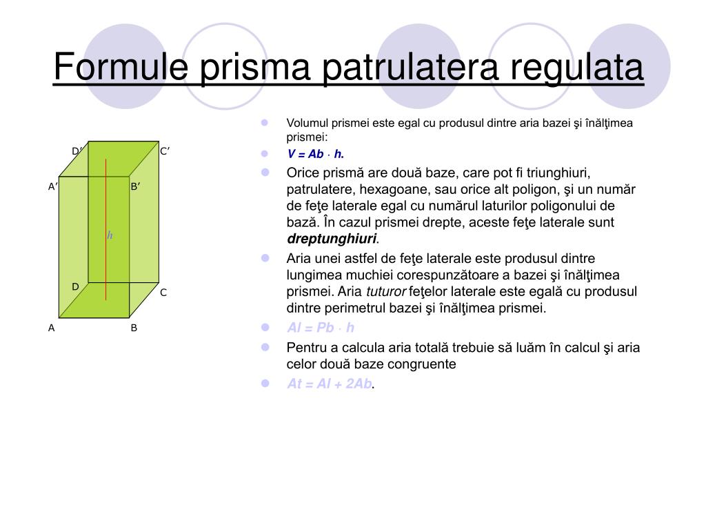 PPT - Prisma patrulatera regulata PowerPoint Presentation, free download -  ID:1762944