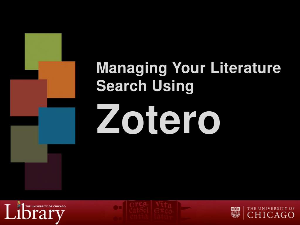 powerpoint presentation on zotero