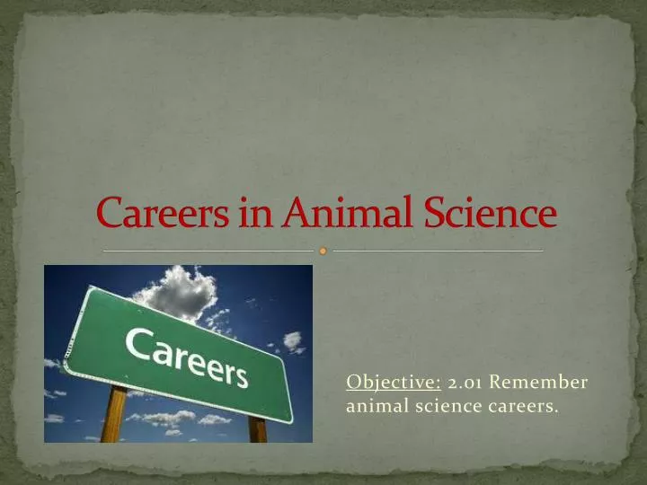 PPT - Careers in Animal Science PowerPoint Presentation, free download - ID:1765889 PPT - Careers in Animal Science PowerPoint Presentation, free download - ID:1765889