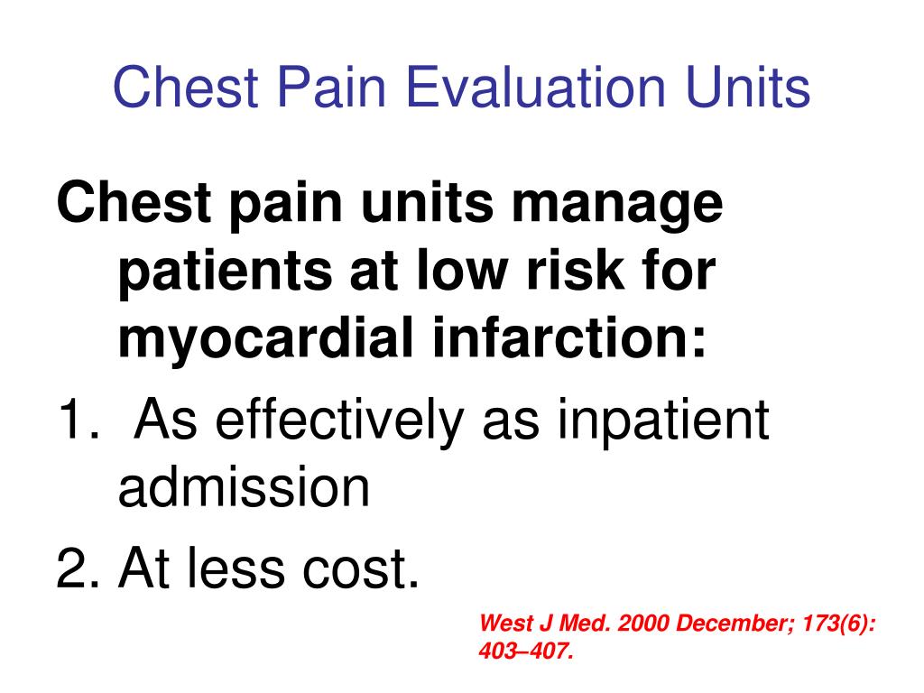 PPT Approach to The Low Risk Chest Pain Patient PowerPoint