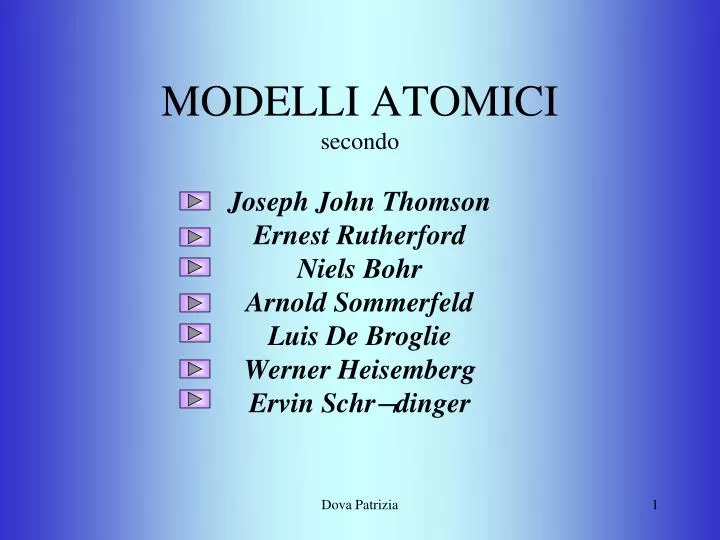 Ppt Modelli Atomici Secondo Joseph John Thomson Ernest