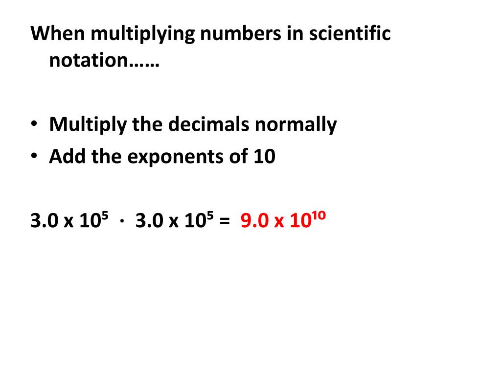 PPT - Scientific notation Express vary large or very small numbers in  shorter form PowerPoint Presentation - ID:1767577