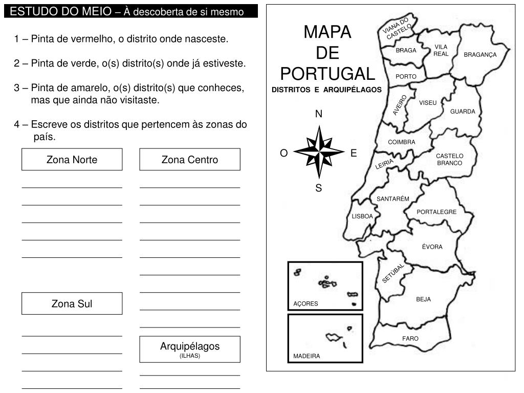 PPT - MAPA DE PORTUGAL PowerPoint Presentation, free download - ID