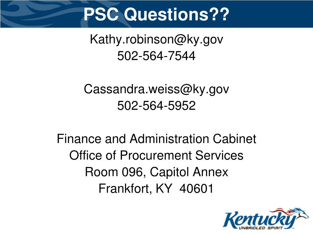 Ppt Finance And Administration Personal Service Contracting Psc