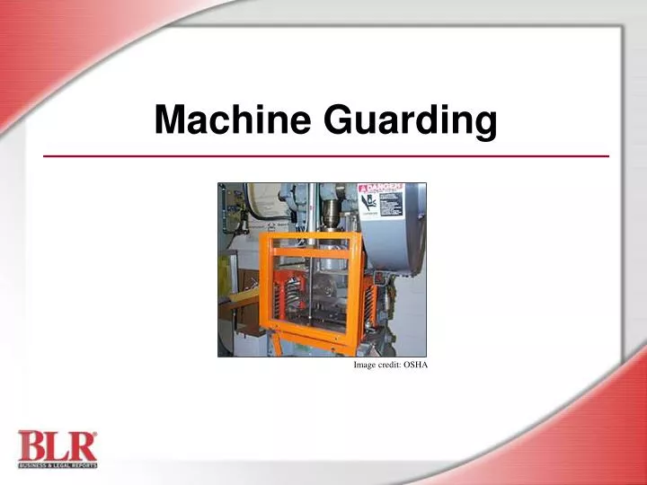 Ppt machine guarding powerpoint presentation free download id 1769568