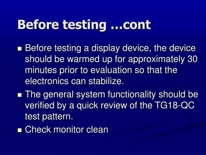 PPT - Medical Display Testing and Quality Control PowerPoint ...