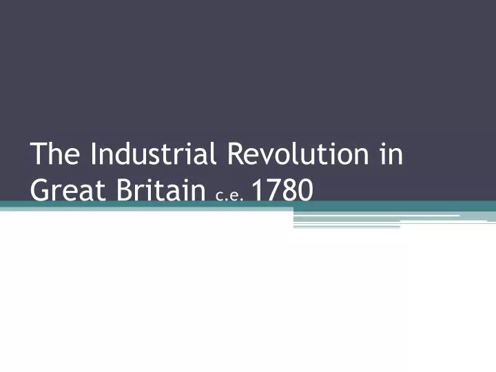 social consequences of industrialisation in britain social consequences of industrialisation in britain