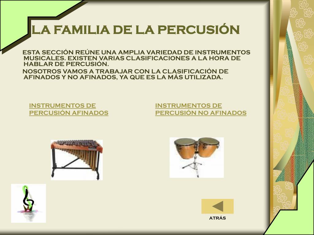 PPT - LOS INSTRUMENTOS MUSICALES PowerPoint Presentation, free download -  ID:1770914