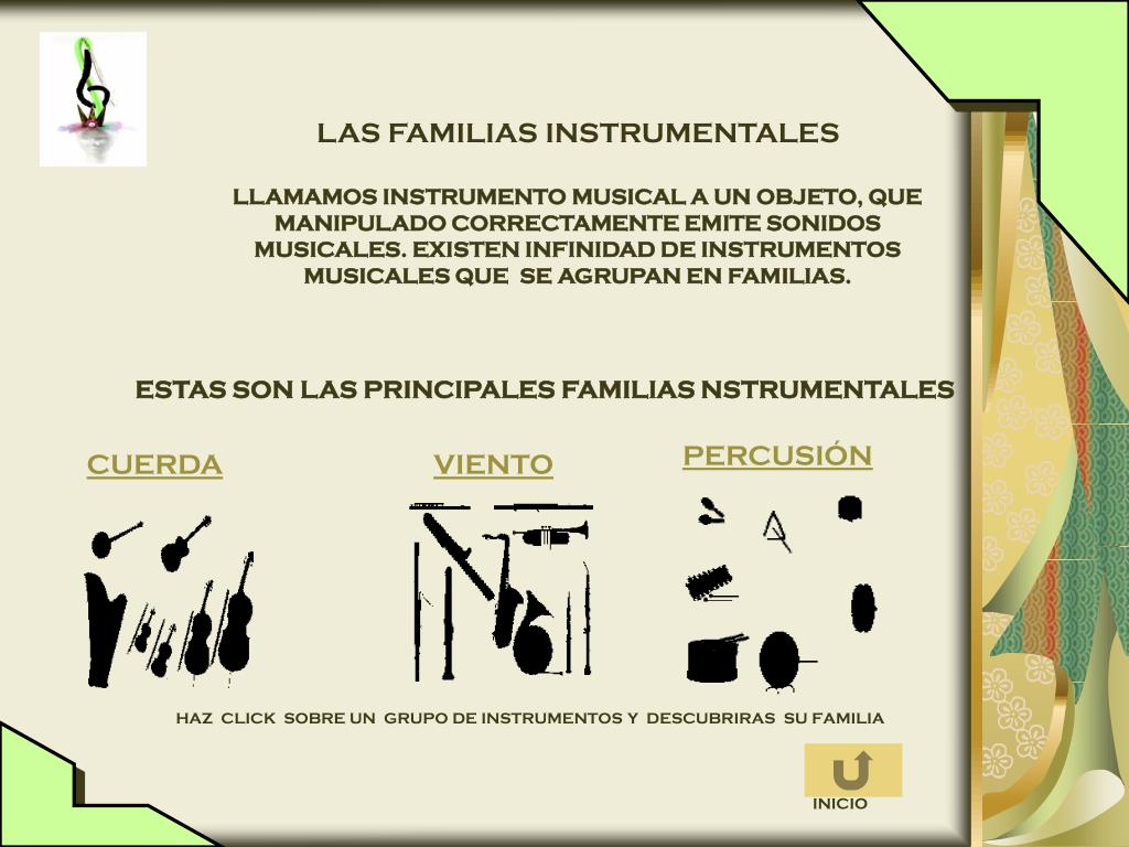 PPT - LOS INSTRUMENTOS MUSICALES PowerPoint Presentation - ID:1770914