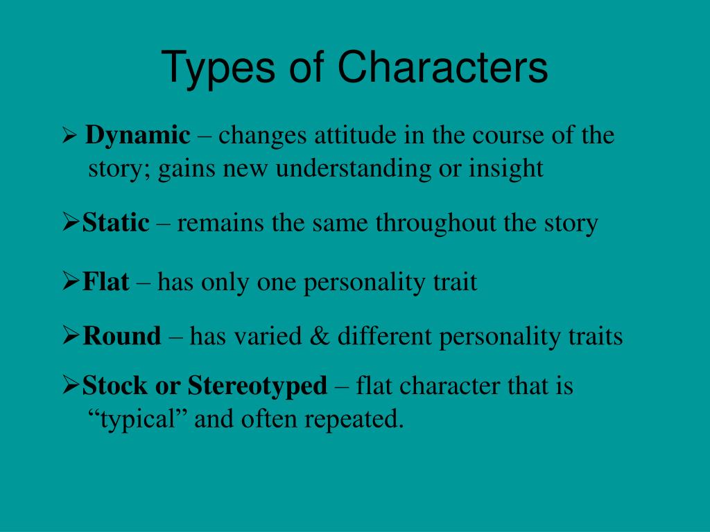 Story Character Types