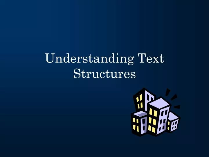 understanding text structures n.