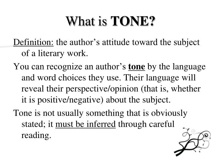 author s tone powerpoint